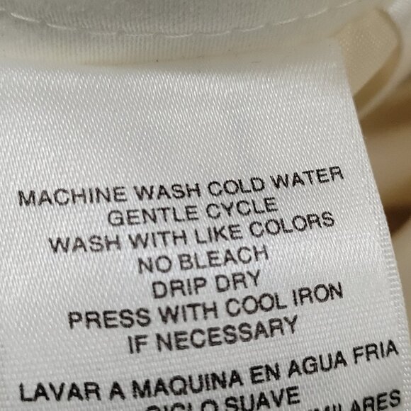 NWT Jones Wear Ivory Cream Stretch Slits Lined Zip Straight Knee Length Skirt 10 - Picture 11 of 11